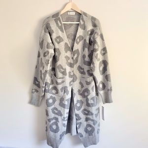 Leopard Open Cardigan